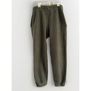 BRONSON MFG 1950s 20.5 oz Terry Cloth Reverse Weave Men’s Sweatpants M Green